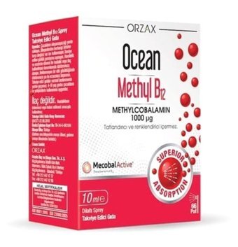 Ocean Methyl B12 Aromasız Yetişkin Vitamin 10 ml