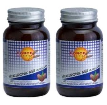 Force Nutrition Hiyaluronik Asit Kolajen Aromasız Yetişkin Vitamin 2x60 Tablet