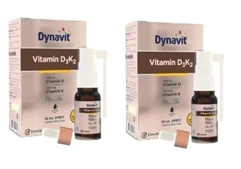 Dynavit Vitamin D3 K2 Aromasız Yetişkin Vitamin 2x10 ml