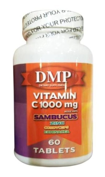 Dmp Vitamin C Çinko Kara Mürver Cordyceps Ekinezya Bitki Ekstralar Yetişkin Vitamin 60 Tablet