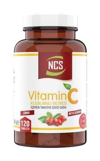 Ncs Vitamin C Beta Glukan Çinko Kuşburnu Yetişkin Vitamin 2x120 Tablet