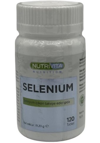 Nutrivita Selenium Aromasız Yetişkin Vitamin 120 Tablet