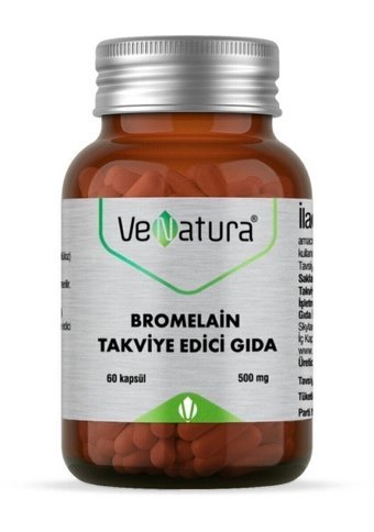 Venatura Bromelain Aromasız Yetişkin Vitamin 60 Kapsül