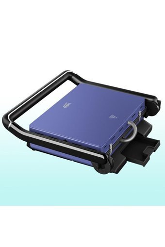 Beko TM 5046 CW 6 Dilim Alüminyum Çıkartılabilir Plaka Çift Taraflı 2400 W Izgaralı Lacivert Tost Makinesi