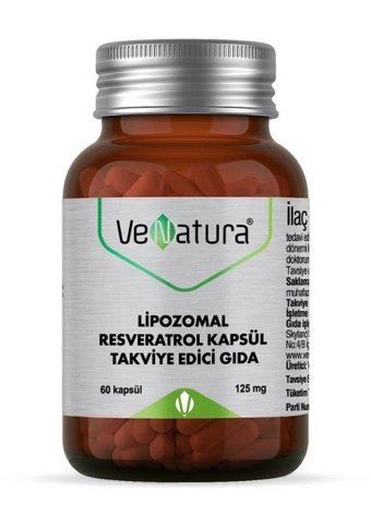 Venatura Lipozomal Resveratrol Aromasız Yetişkin Vitamin 60 Kapsül
