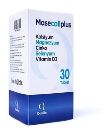 Qualita Masecallplus Aromasız Yetişkin Vitamin 30 Kapsül