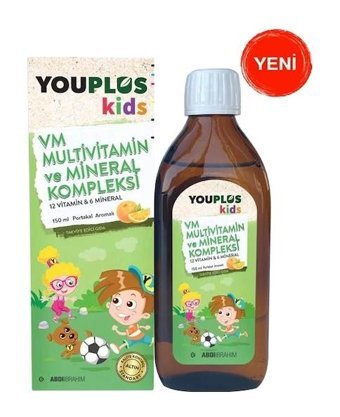 You Plus Vm Multivitamin Ve Mineral Mandalina Yetişkin Vitamin 150 ml