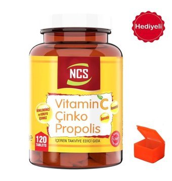 Ncs Vitamin C Çinko Propolis Aromasız Yetişkin Vitamin 120 Tablet