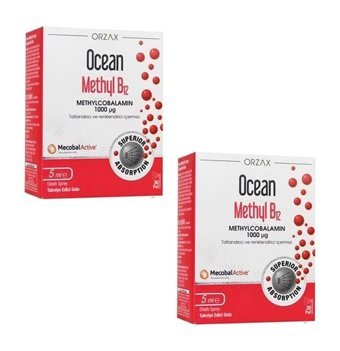 Ocean Methyl B16 Aromasız Yetişkin Vitamin 2x5 ml