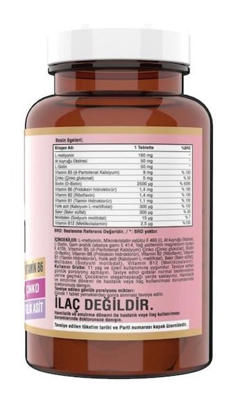 Ncs Biotin Elmalı Yetişkin Vitamin 60 Tablet