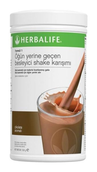 Herbalife Shake Çikolata Aromalı Çikolata Yetişkin Vitamin 550 gr