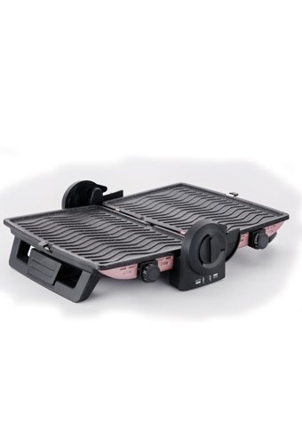 Korkmaz A310 Formula 4 Dilim Alüminyum Çıkartılabilir Plaka Tek Yönlü 1800 W Izgaralı Rose Gold Tost Makinesi