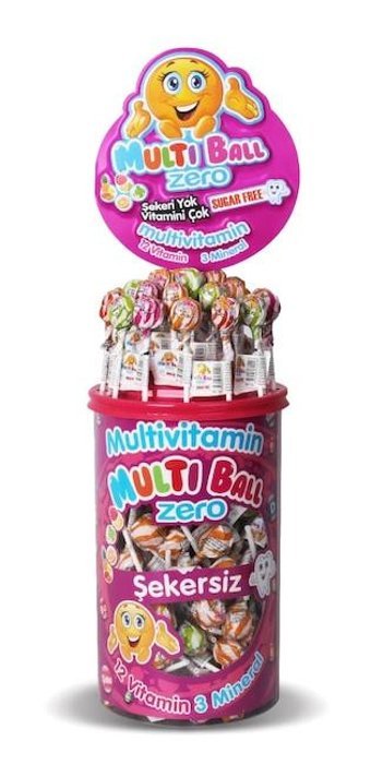 Multiball Multivitamin Zero Aromasız Yetişkin Vitamin 150x7 gr