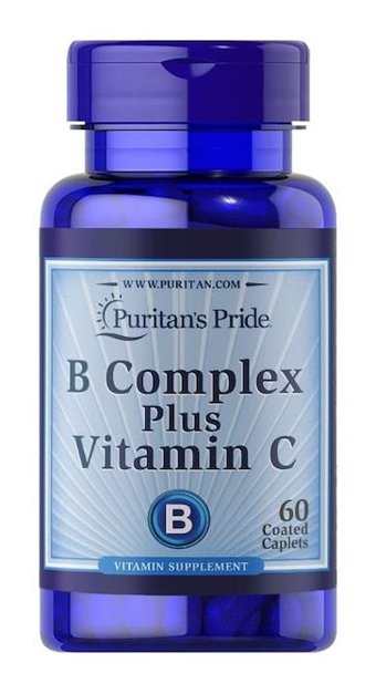 Puritan'S Pride B Complex Plus Vitamin C Aromasız Yetişkin Vitamin 60 Tablet
