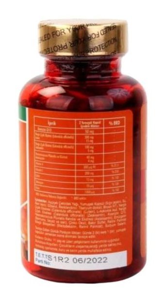 Trunature Lutein Zeaksantin Astaksin Aromasız Yetişkin Vitamin 100 Tablet