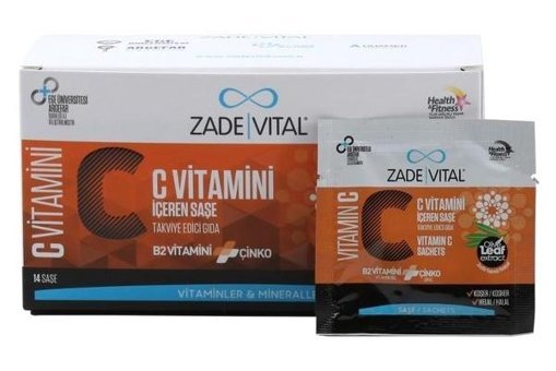 Zade Vital Vitamin C Aromasız Yetişkin Vitamin 14 Kapsül