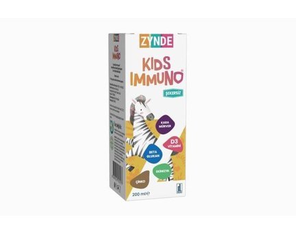 Zynde Kids Immuno Aromasız Yetişkin Vitamin 200 ml