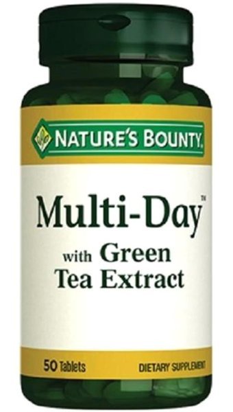 Nature'S Multi Day With green Tea Aromasız Yetişkin Vitamin 50 Tablet