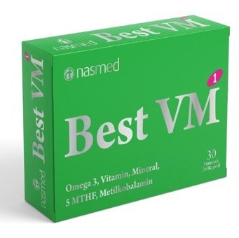 Nasmed Best Vm Aromasız Yetişkin Vitamin 30 Kapsül