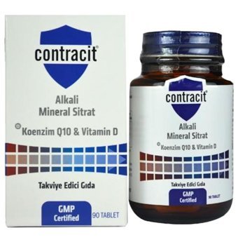 Contracit Koenzim Q10Vitamin D Aromasız Yetişkin Vitamin 90 Tablet