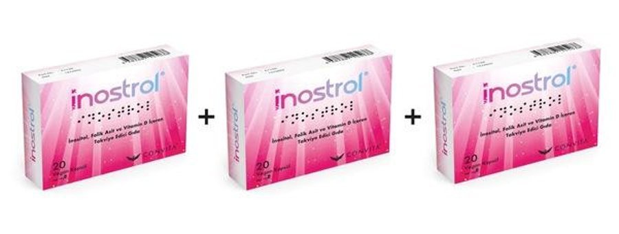 Inostrol Vegan Kapsül Bitki Ekstralar Yetişkin Vitamin 3x20 Kapsül