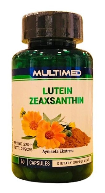 Multimed Lutein Zeaxsanthin Aromasız Yetişkin Vitamin 60 Kapsül