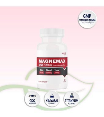 Smartcaps Magnemax Mgt Aromasız Yetişkin Vitamin 30 Tablet