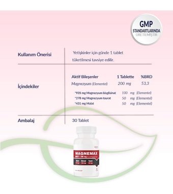 Smartcaps Magnemax Mgt Aromasız Yetişkin Vitamin 30 Tablet