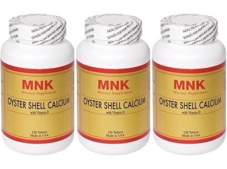 Mnk Oyster Shell Calcium Aromasız Yetişkin Vitamin 3x120 Tablet