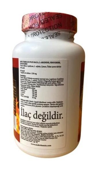 Mnk Trıbulus Plus Aromasız Yetişkin Vitamin 2x60 Kapsül