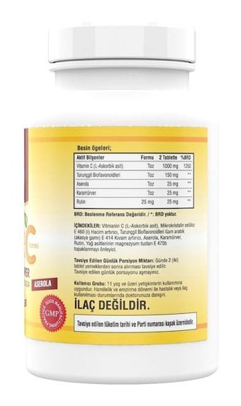 Ncs Ester C Vitamini Karamürverli Yetişkin Vitamin 180 Tablet