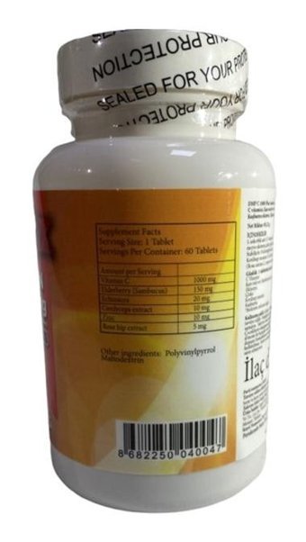 Dmp Vitamin C Bitki Ekstralar Yetişkin Vitamin 60 Tablet