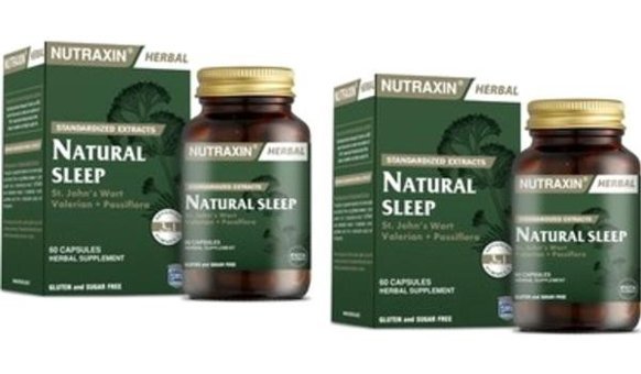 Nutraxin Natural Sleep Aromasız Yetişkin Vitamin 2x60 Kapsül