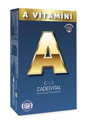 Zade Vital Vitamin A Aromasız Yetişkin Vitamin 30 Kapsül