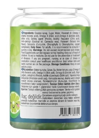 Nature'S Supreme Vegan Omega Aromasız Yetişkin Vitamin 60 Kapsül