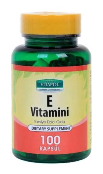 Trunature Vitamin E Aromasız Yetişkin Vitamin 100 Tablet