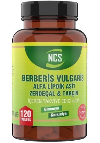 Ncs Berberis Vulgaris - Vitamin C Tarçın - Zerdeçal Yetişkin Vitamin 120 Tablet - 120 Tablet