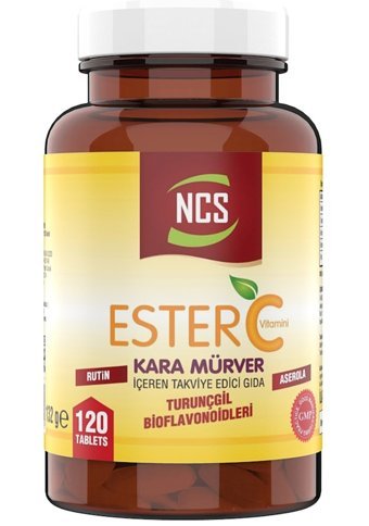 Ncs Berberis Vulgaris - Vitamin C Tarçın - Zerdeçal Yetişkin Vitamin 120 Tablet - 120 Tablet