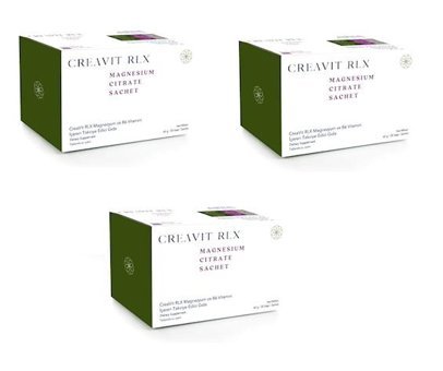 Creavit Rlx Magnesium B6 Vitamini Aromasız Yetişkin Vitamin 3x20 Şase