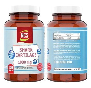 Ncs Shark Cartilage Aromasız Yetişkin Vitamin 120 Tablet