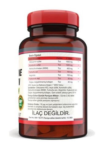 Nevfix Glucosamine -Nevfix Vitamin D3 Aromasız Yetişkin Vitamin 120 Tablet