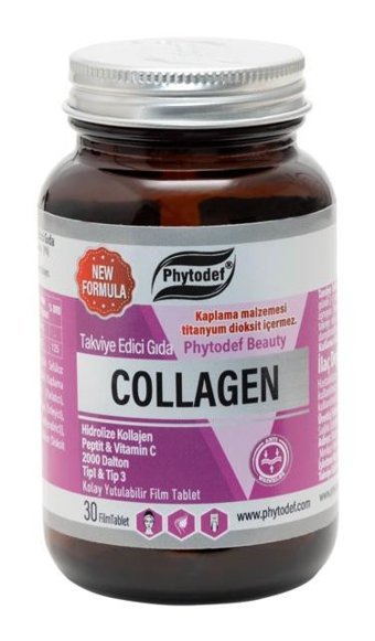 Phytodef Kolajen + Vitamin C Aromasız Yetişkin Vitamin 30 Tablet