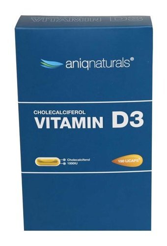 Aniqnaturals Vitamin D3 Aromasız Yetişkin Vitamin 150 Tablet