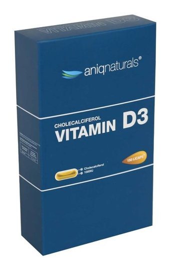 Aniqnaturals Vitamin D3 Aromasız Yetişkin Vitamin 150 Tablet