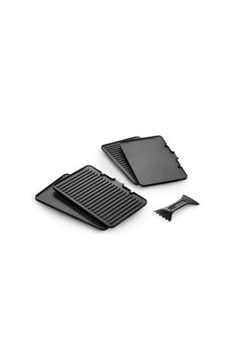 Delonghi CGH1020D 6 Dilim Döküm Çıkartılabilir Plaka Çift Taraflı 1800 W Izgaralı inox Tost Makinesi