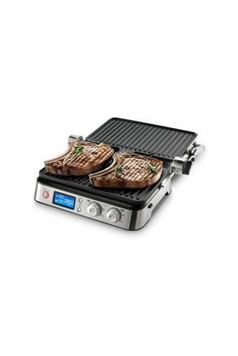 Delonghi CGH1020D 6 Dilim Döküm Çıkartılabilir Plaka Çift Taraflı 1800 W Izgaralı inox Tost Makinesi