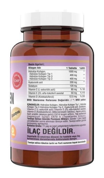 Ncs Tip 1-2-3 Kollajen Aromasız Yetişkin Vitamin 90 Tablet - 20 ml