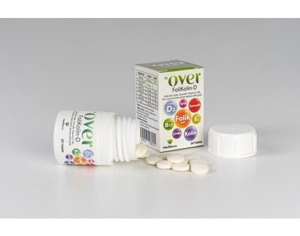 Dr. Over Folikolin-D Bitki Ekstralar Yetişkin Vitamin 30 Tablet