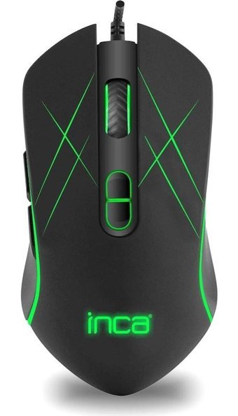 Inca IMG-039T RGB Ergonomik Makrolu Kablolu Siyah Optik Gaming Mouse