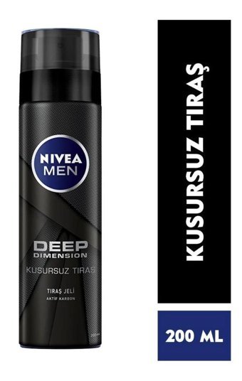 Nivea Deep Dimension Seyahat Boyu Hassas Ciltler İçin Tıraş Köpüğü 200 ml